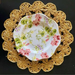 Braided Abacca Charger Plate (Mustard)